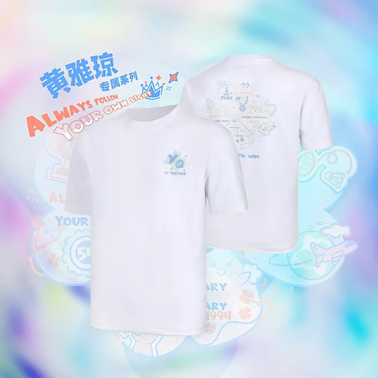 Victor x HYQ Collection Knitted T-shirt T-501HYQ-A (Bright White) (COMING SOON)