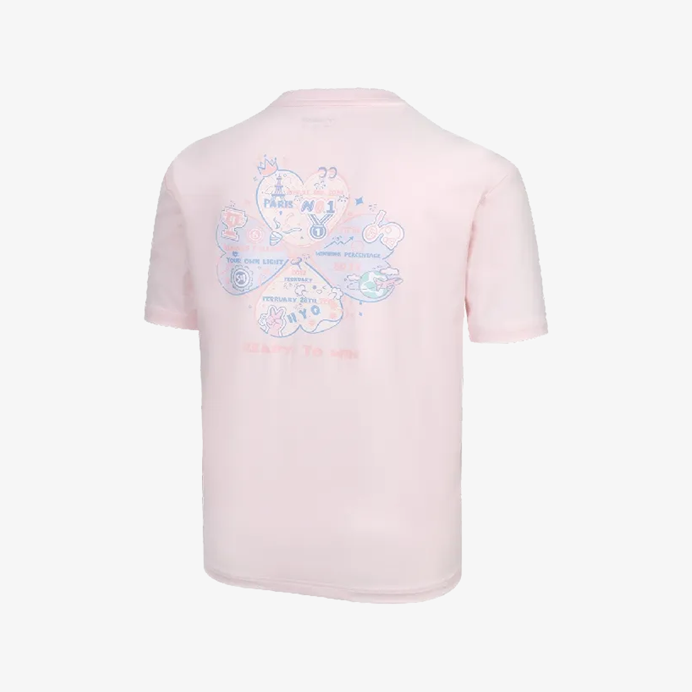 Victor x HYQ Collection Knitted T-shirt T-501HYQ-I (Heavenly Pink) (COMING SOON)