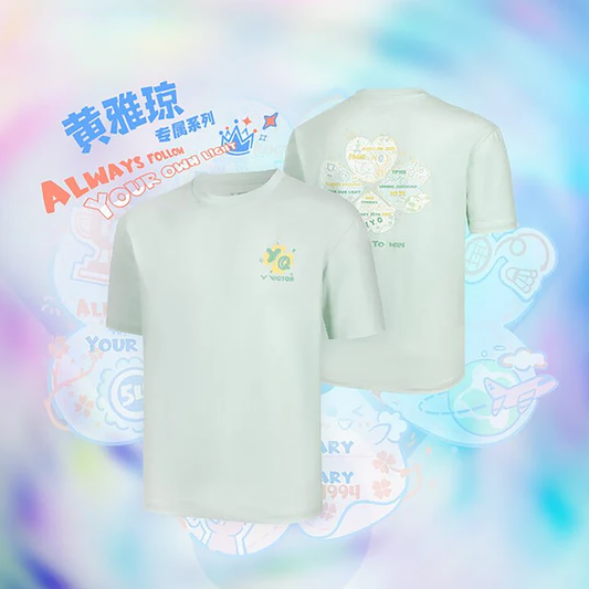Victor x HYQ Collection Knitted T-shirt T-501HYQ-R (Milky Green) (COMING SOON)