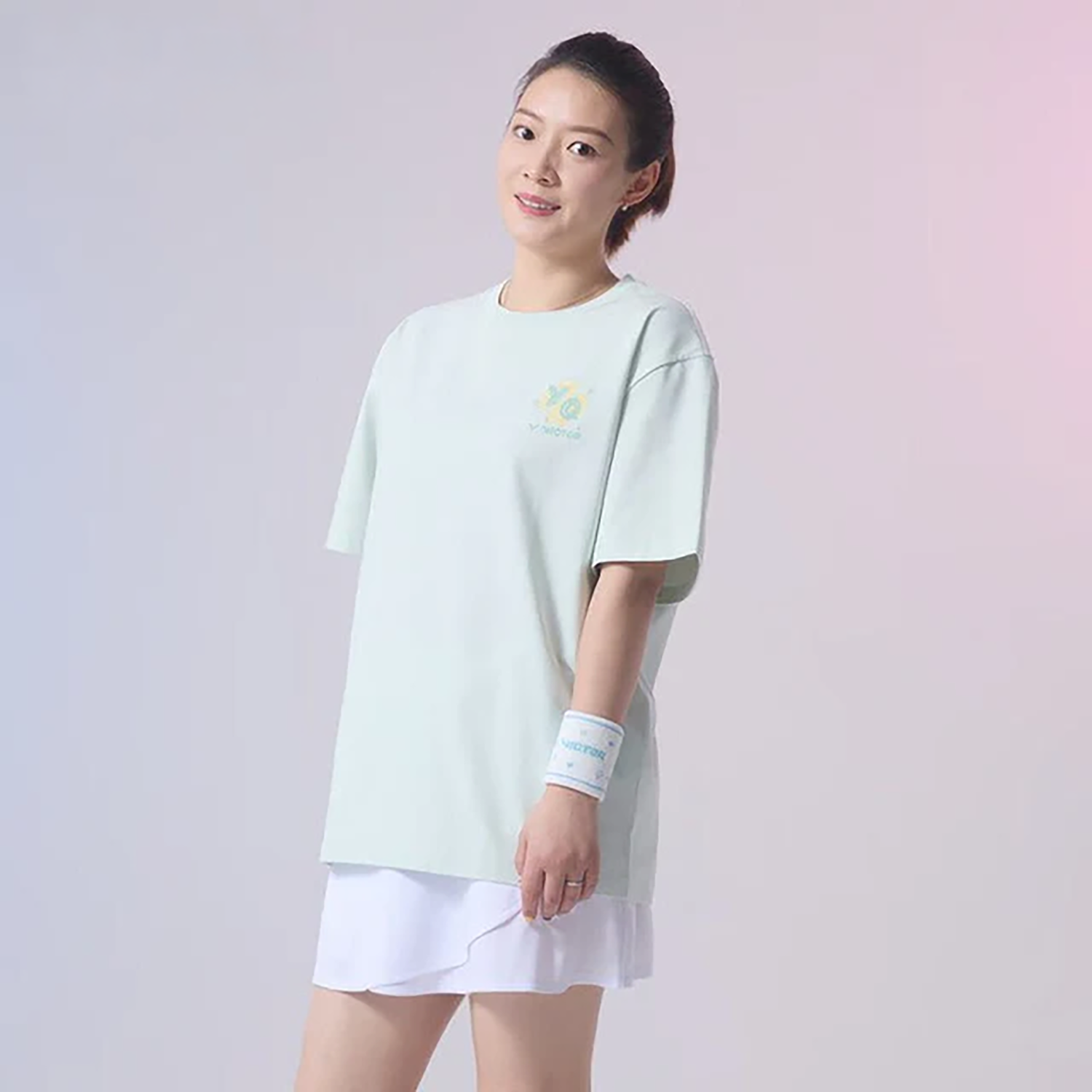 Victor x HYQ Collection Knitted T-shirt T-501HYQ-R (Milky Green) (COMING SOON)