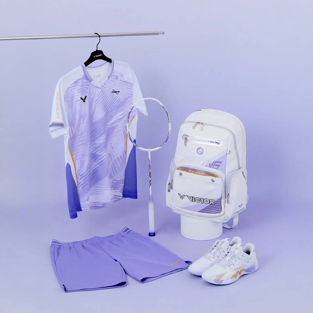 Victor x ZSW Collection 2.0 Backpack BR5080ZSW-AT (White/Pastel Lilac) (COMING SOON)