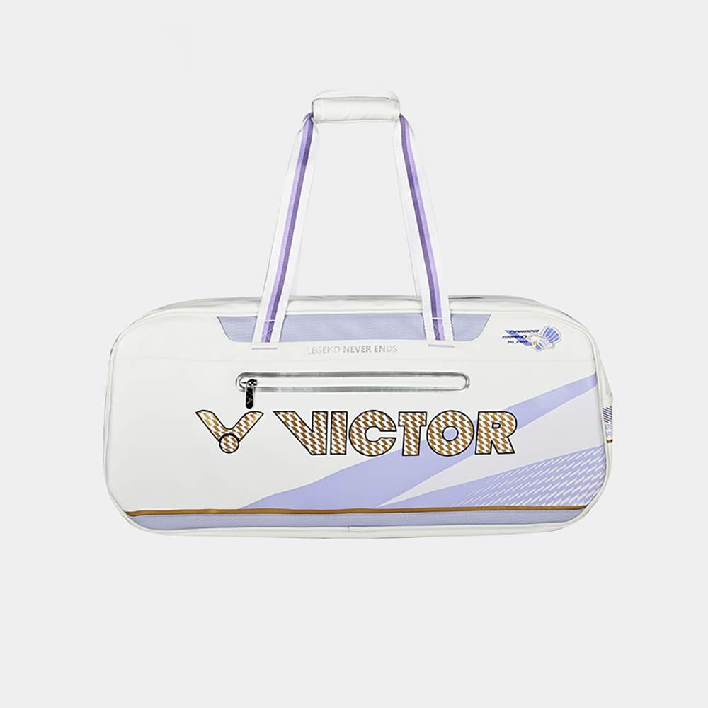 Victor x ZSW Collection 2.0 Rectangular Racket Bag BR5680ZSW-AT (White/Pastel Lilac) (COMING SOON)