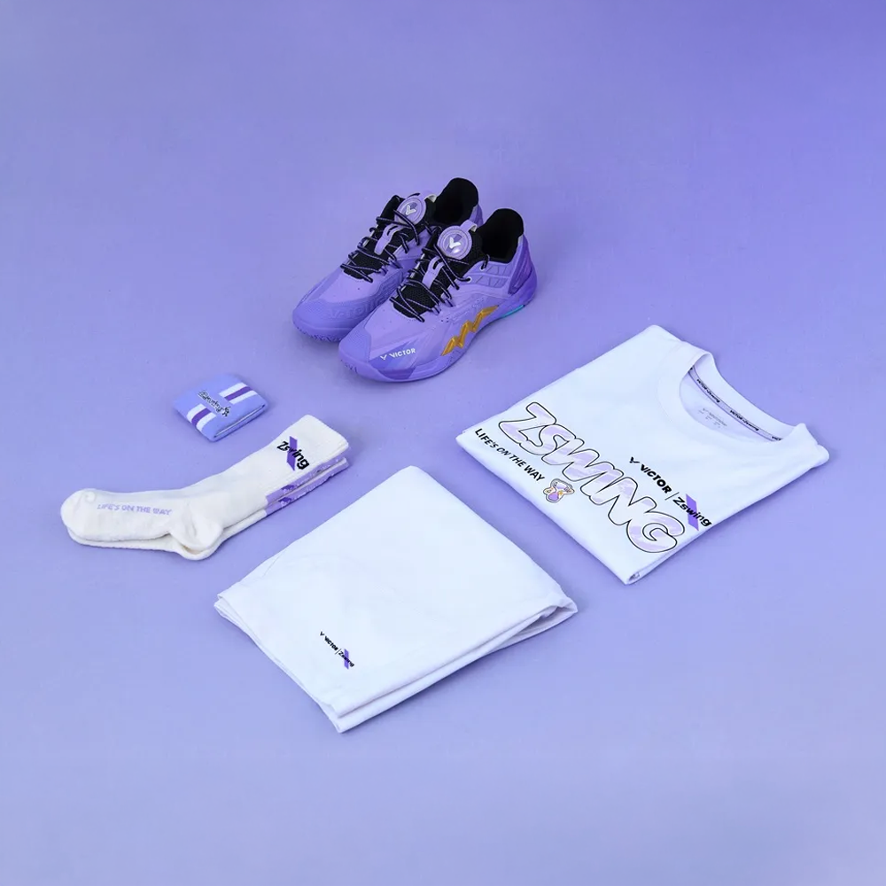 Victor x ZSW Collection 2.0 Men's High-Cut Socks SK608ZSW-T (Pastel Lilac) (COMING SOON)