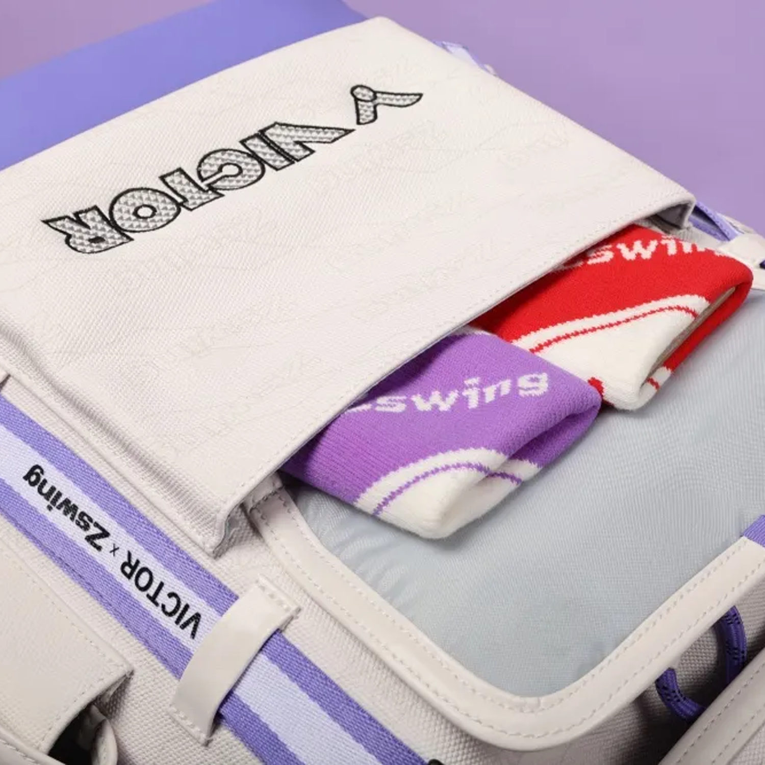 Victor x ZSW Collection Backpack BR5056ZSW-AJ (Pearly White/Light Dahlia) (COMING SOON)