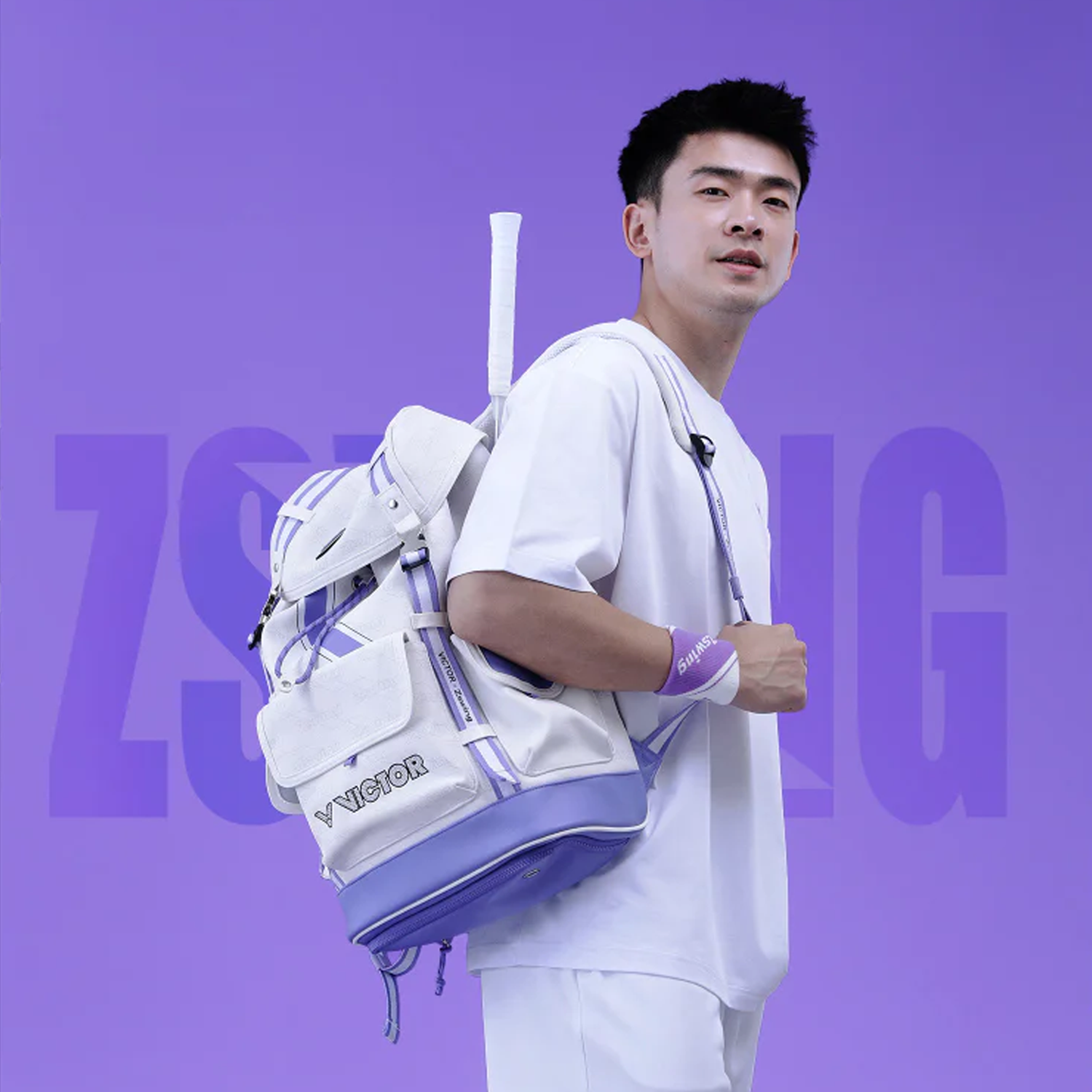 Victor x ZSW Collection Backpack BR5056ZSW-AJ (Pearly White/Light Dahlia) (COMING SOON)