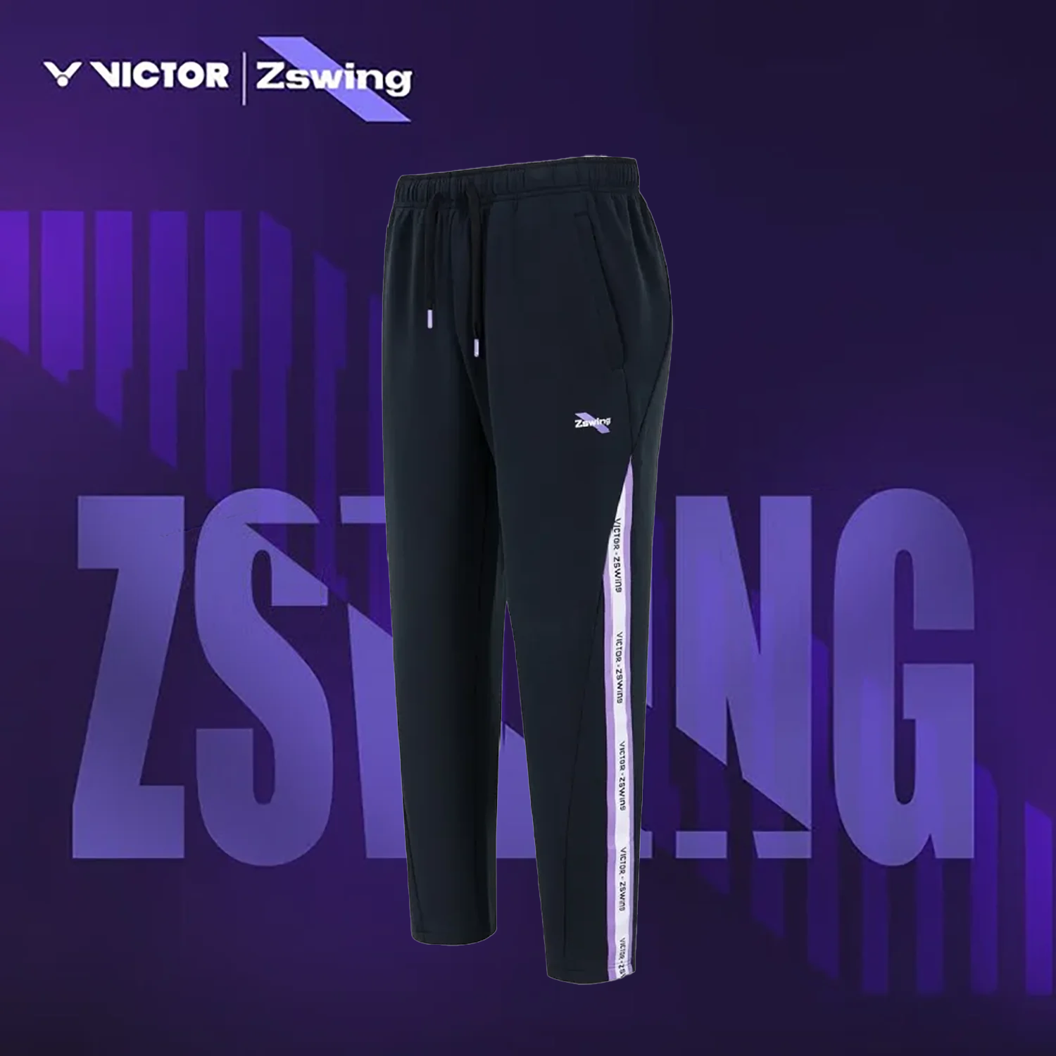 Victor x ZSW Collection Knitted Pants P-506ZSW-C (Black) (COMING SOON)