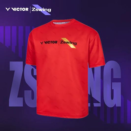 Victor x ZSW Collection Knitted T-Shirt T-502ZSW-D (Red Ribbon) (COMING SOON)