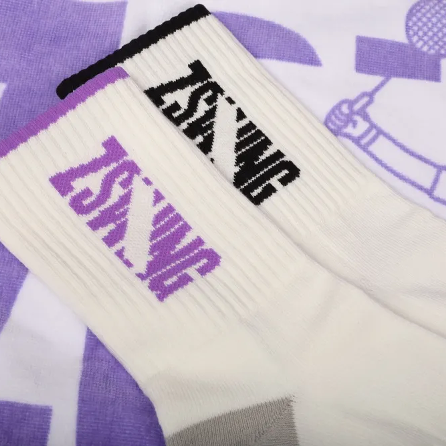 Victor x ZSW Collection Men's Socks SK508ZSW-AC-L (White/Black) (COMING SOON)