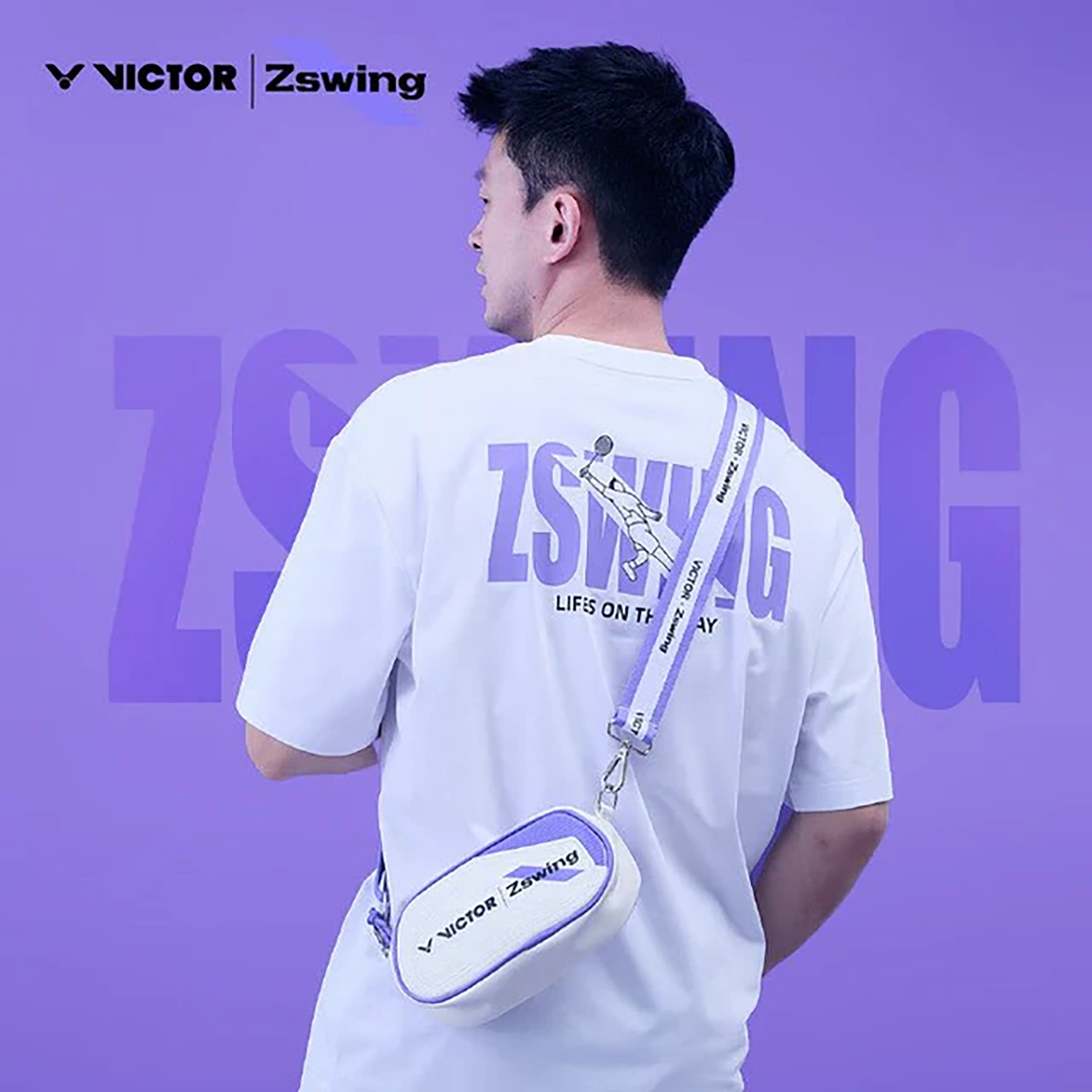 Victor x ZSW Collection Mini Bag BG1101ZSW-AJ (Pearly White/Light Dahlia) (COMING SOON)
