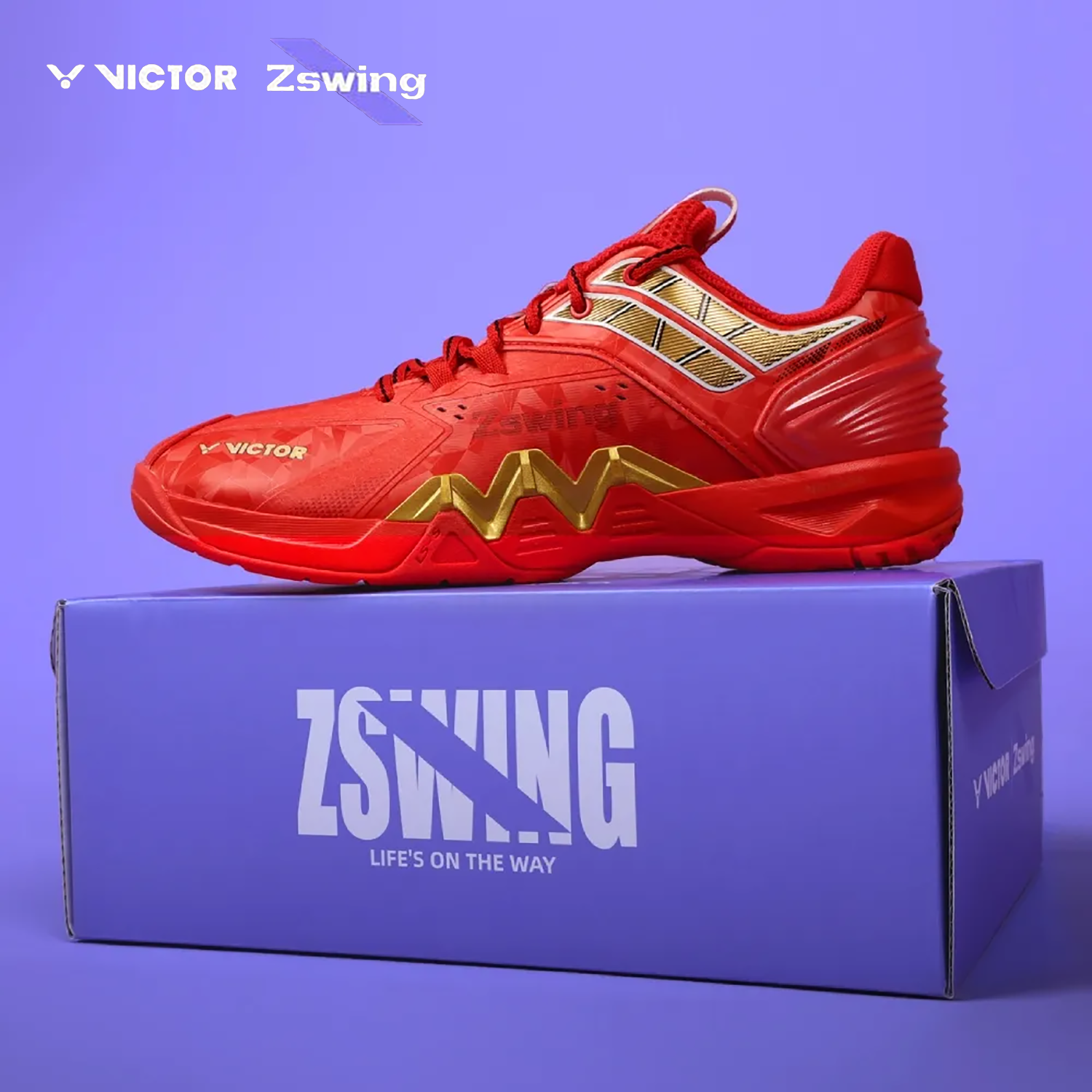 Victor x ZSW Collection P8500NLiteZSW-DX Court Shoe (Red Ribbon) (COMING SOON)