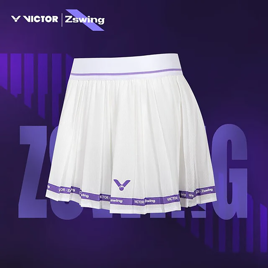 Victor x ZSW Collection Woven Skirt K-503ZSW-A (Bright White) (COMING SOON)