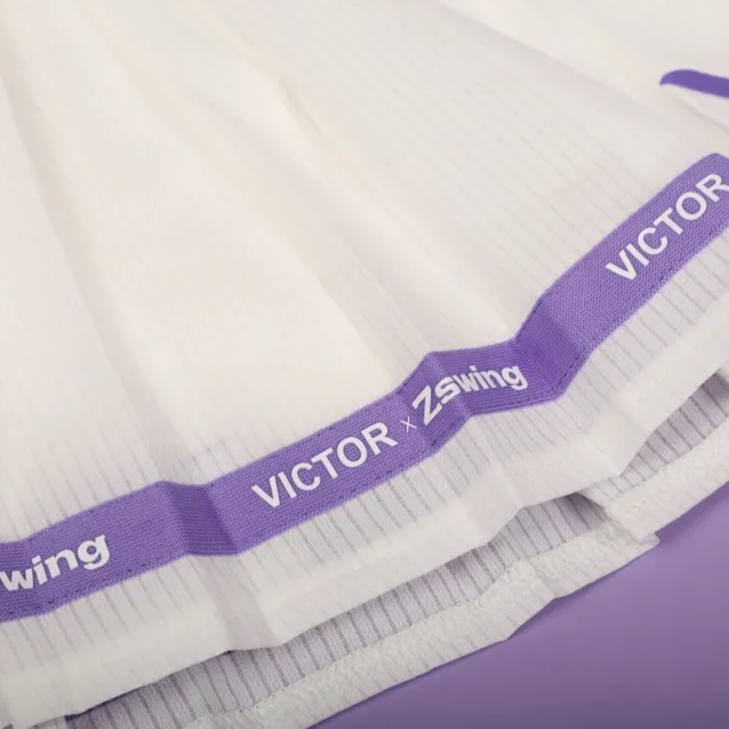 Victor x ZSW Collection Woven Skirt K-503ZSW-A (Bright White) (COMING SOON)