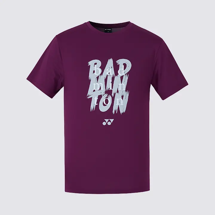 YONEX 21 FW Men's Round T-Shirt Plum 219TR011M 
