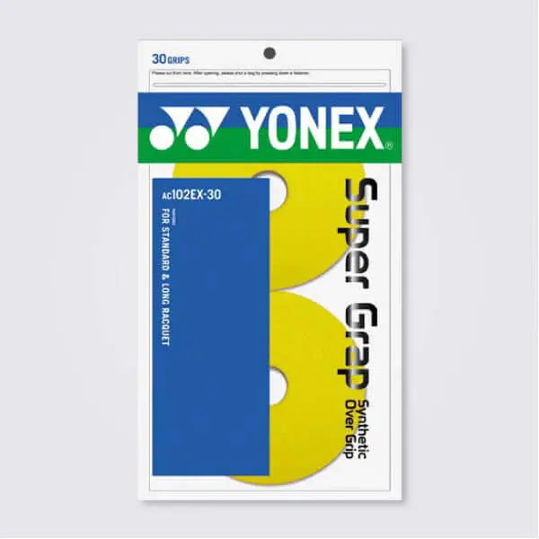 Yonex AC102EX-30 Super Grap Roll Racket Overgrip (30 Wraps) 