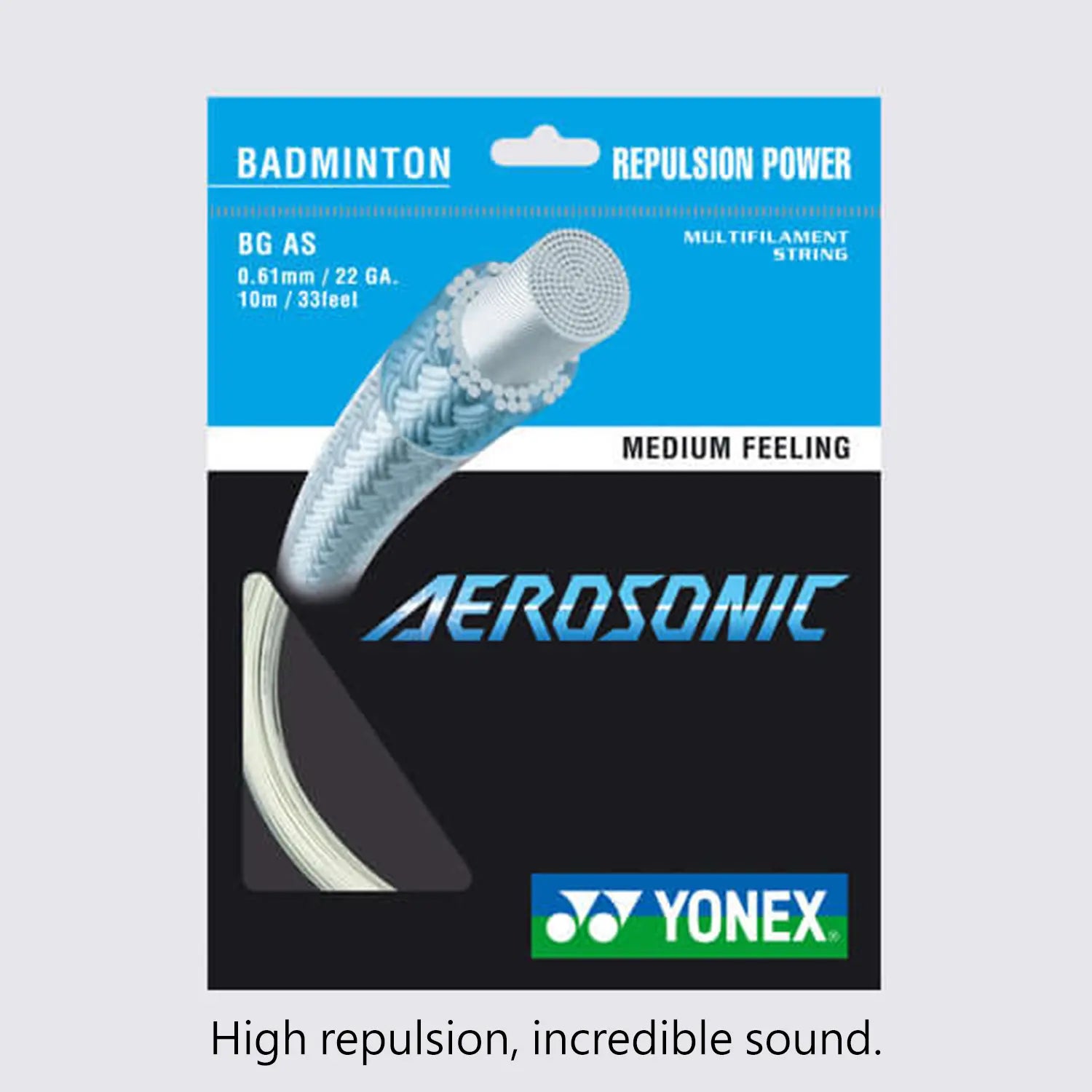 Yonex Aerosonic 10m Badminton String (3 Colors) 