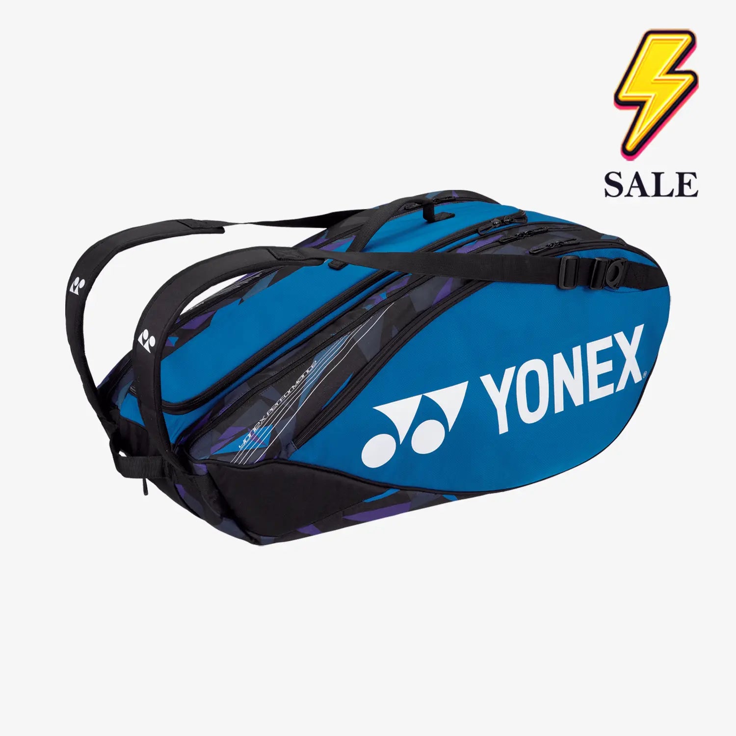 Yonex  BA92229 (Fine Blue) 9pk Pro Badminton Tennis Racket Bag 