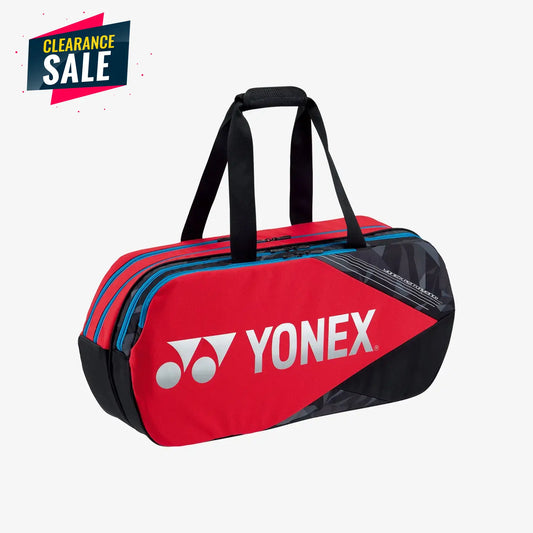 Yonex BA92231 (Tango Red) 6pk Pro Tournament Badminton Tennis Racket Bag 