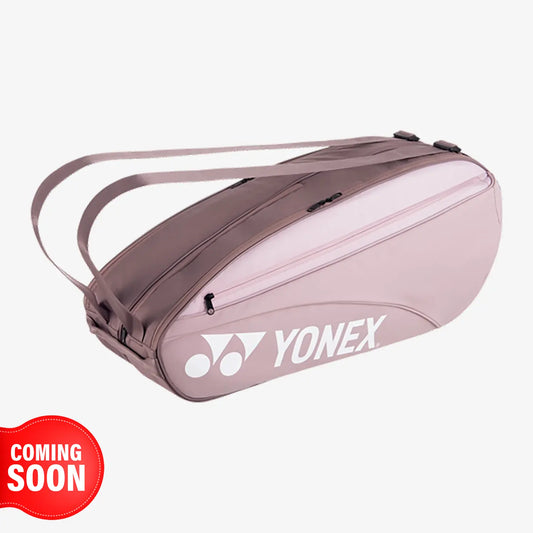 Yonex BAG42326SMP (Smoke Pink) 6pk Team Badminton Tennis Racket Bag 