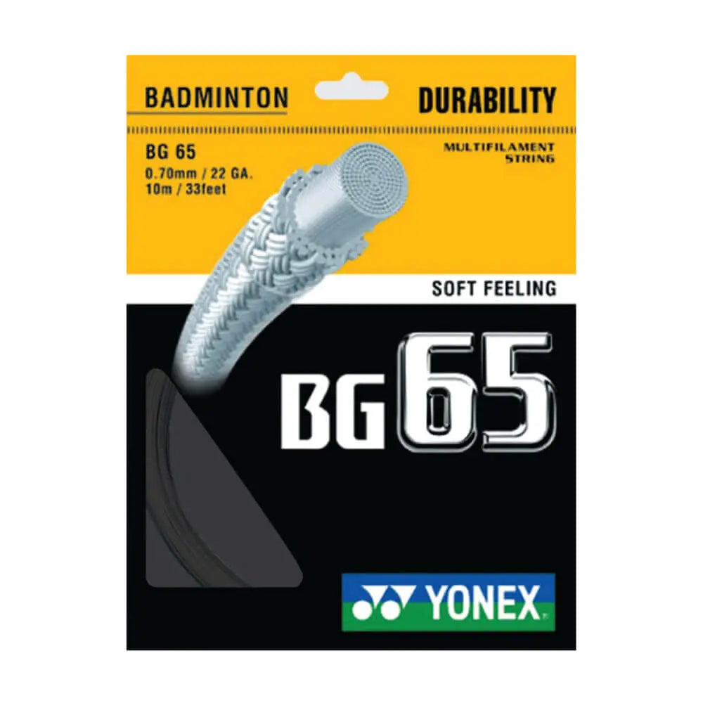 Yonex BG 65 10m Badminton String (9 Colors) 