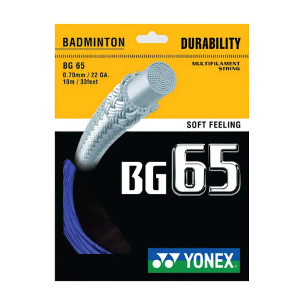 Yonex BG 65 10m Badminton String (9 Colors) 