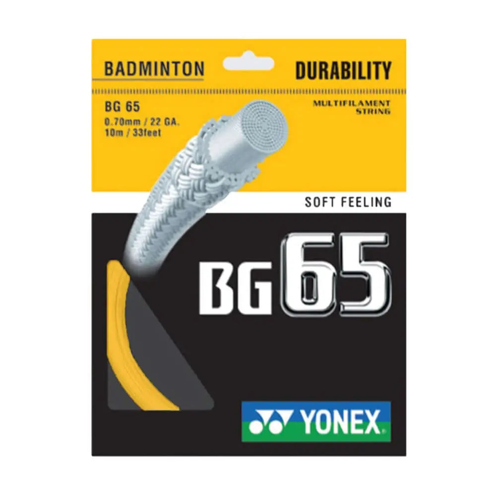 Yonex BG 65 10m Badminton String (9 Colors) 