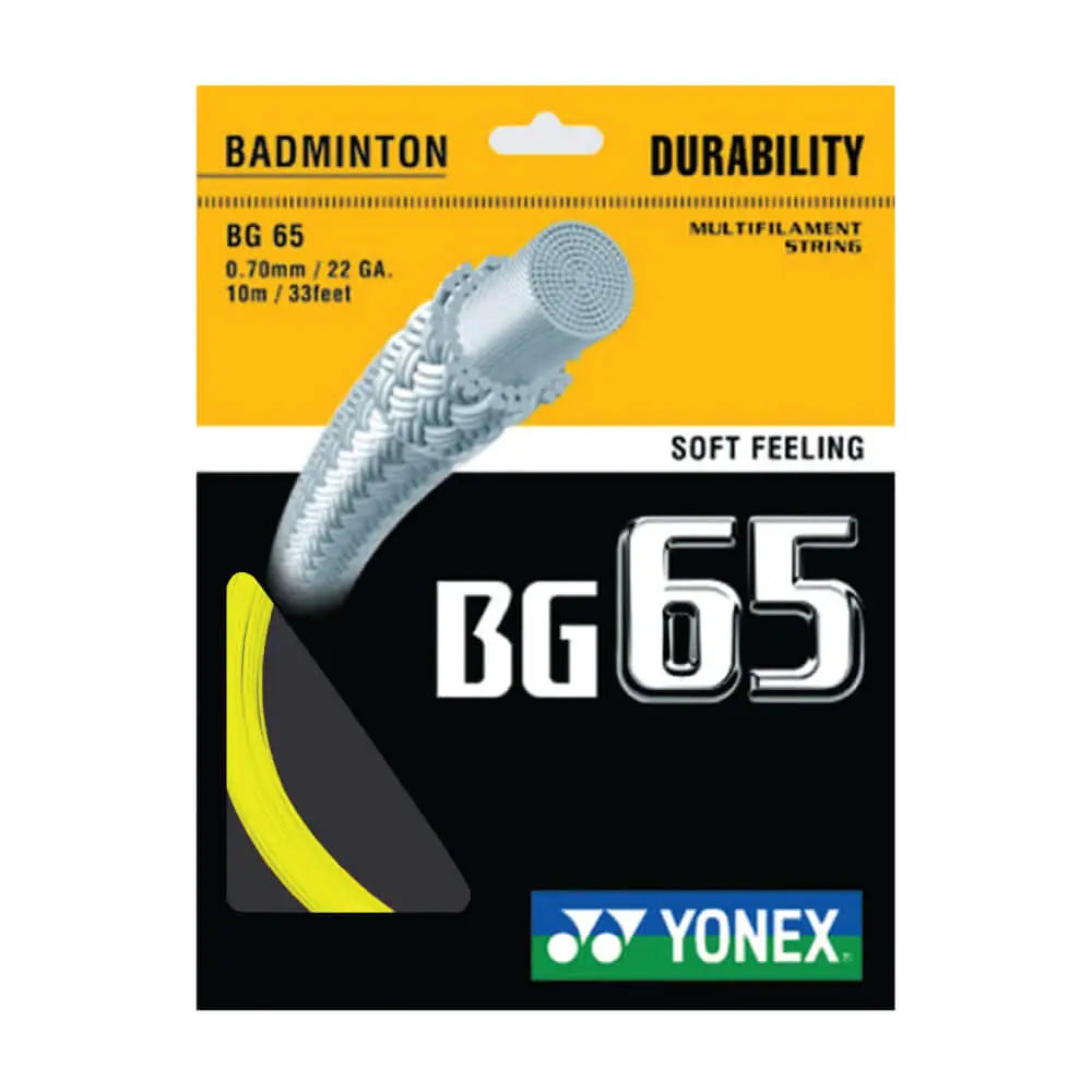 Yonex BG 65 10m Badminton String (9 Colors) 