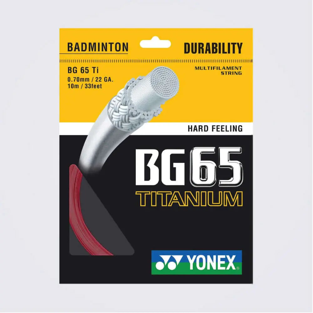 Yonex BG 65 Ti 10m Badminton String (5 Colors) 