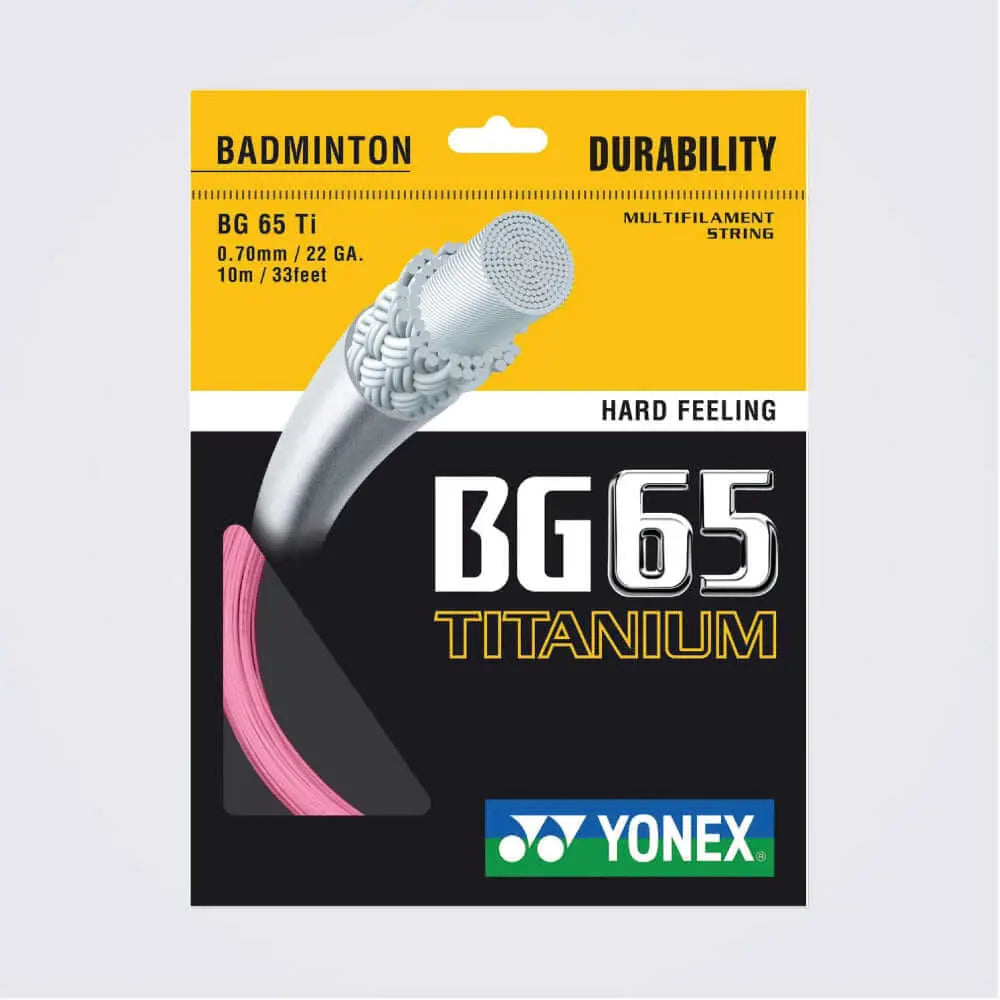 Yonex BG 65 Ti 10m Badminton String (5 Colors) 