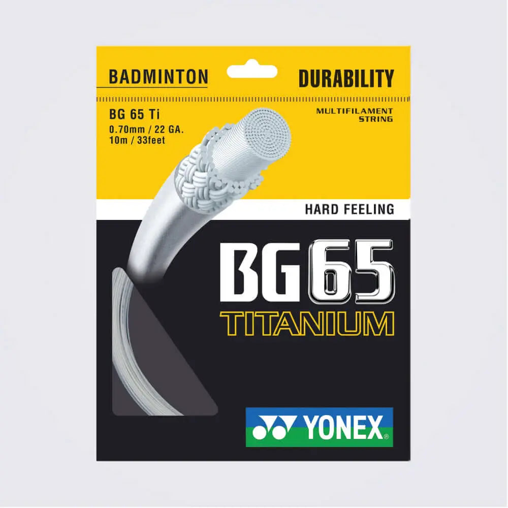Yonex BG 65 Ti 10m Badminton String (5 Colors) 