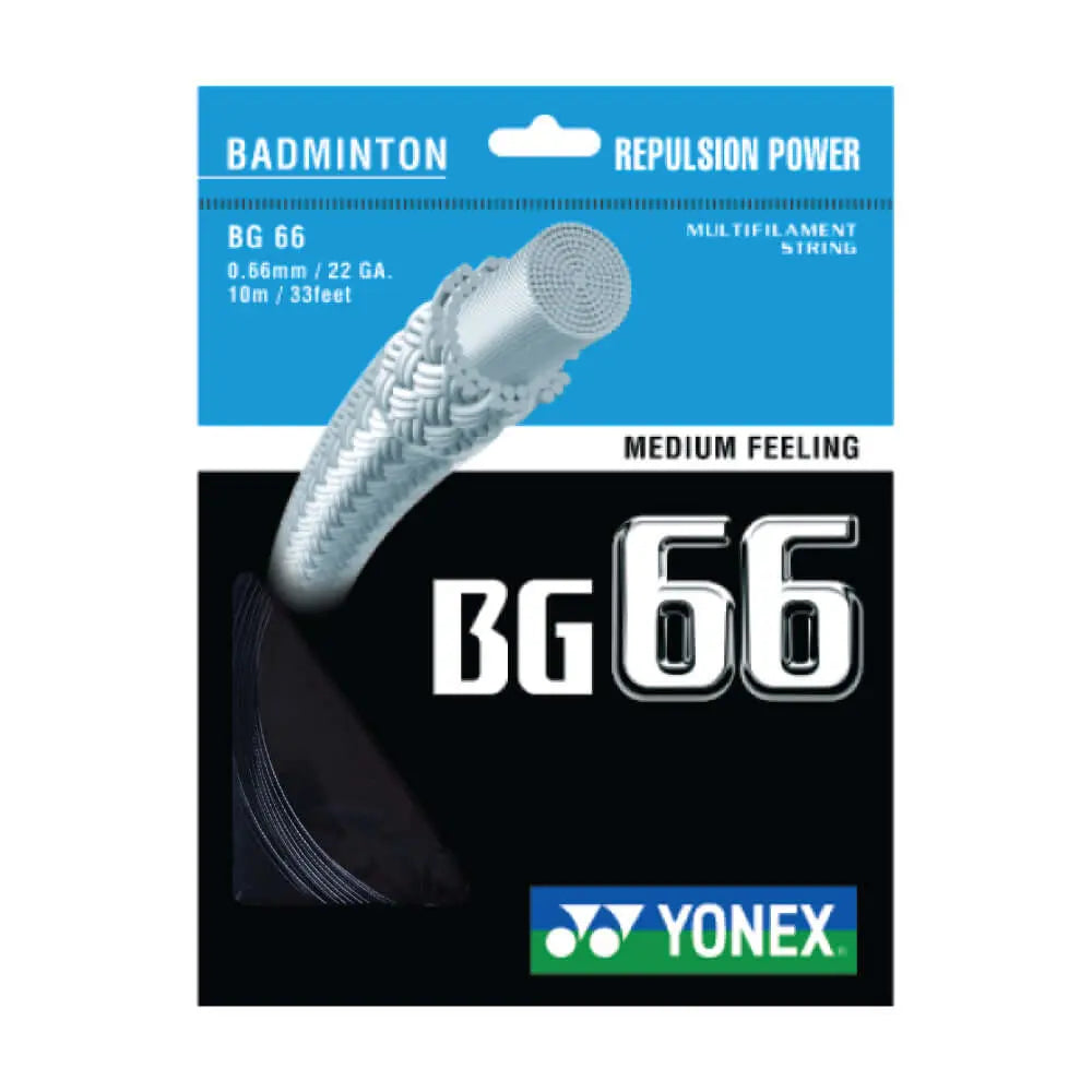 Yonex BG 66 10m Badminton String (9 Colors) 