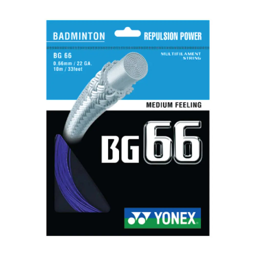 Yonex BG 66 10m Badminton String (9 Colors) 