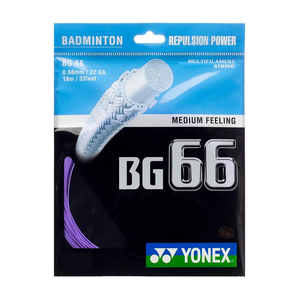 Yonex BG 66 10m Badminton String (9 Colors) 
