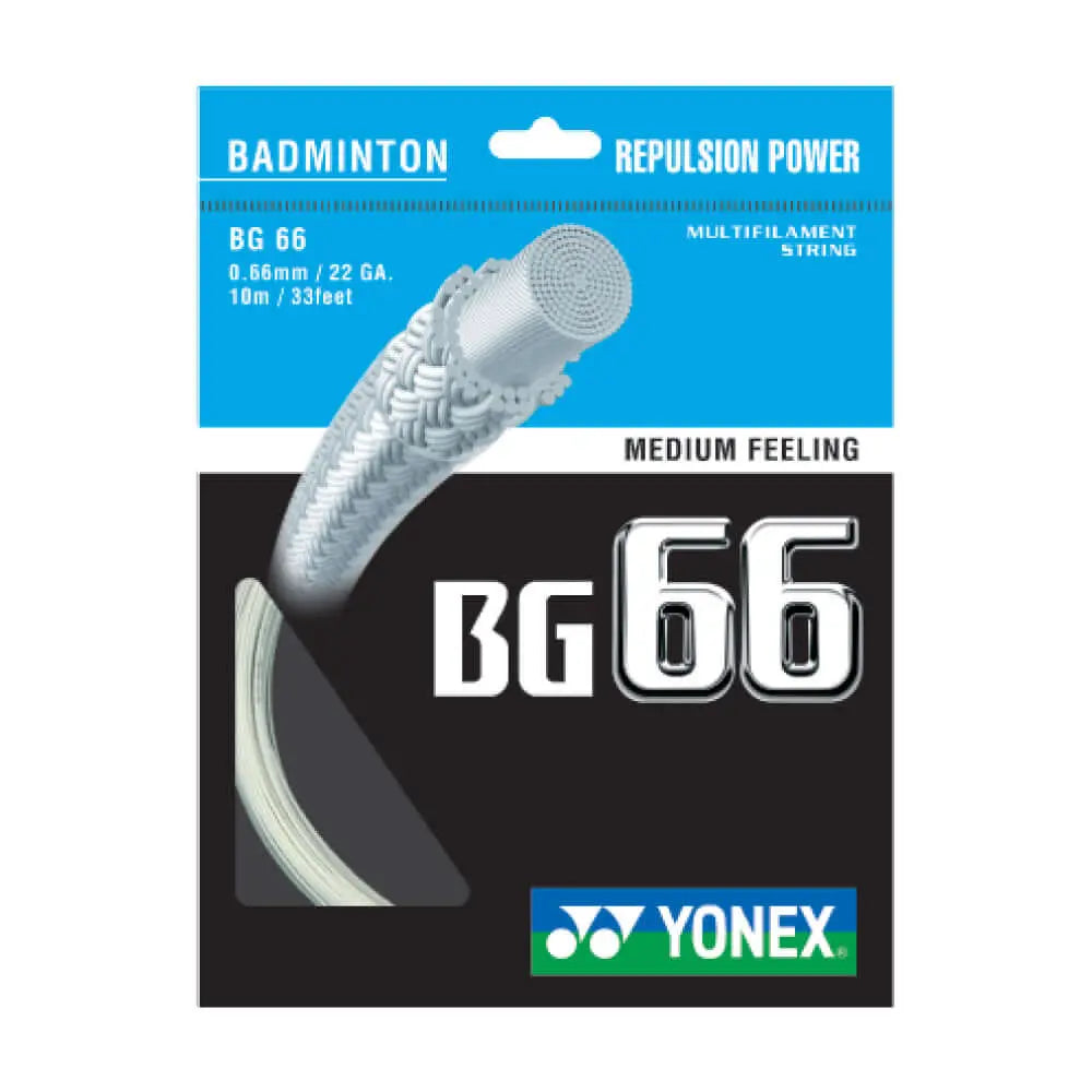 Yonex BG 66 10m Badminton String (9 Colors) 