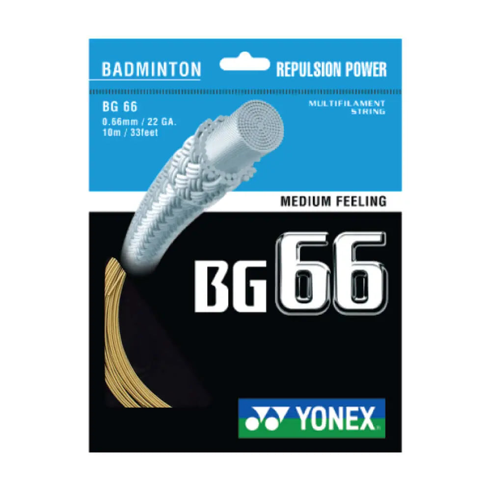Yonex BG 66 10m Badminton String (9 Colors) 