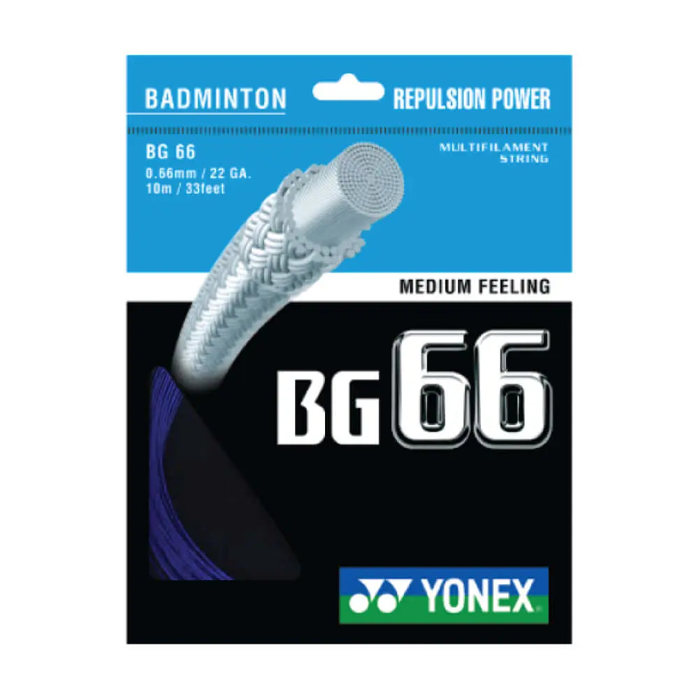 Yonex BG 66 10m Badminton String (9 Colors) 
