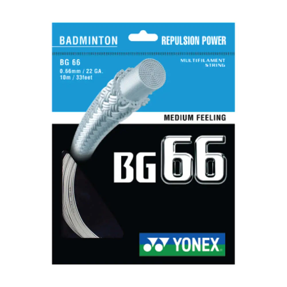 Yonex BG 66 10m Badminton String (9 Colors) 
