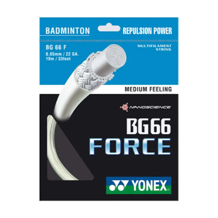 Yonex BG 66 Force 10m Badminton String (3 Colors)