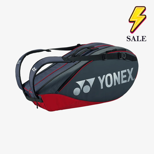 Yonex Badminton Tennis Racket 6pk Pro Bag BA92326 (Grayish Pearl) - ArcSaber 11 Edition 