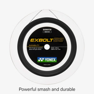 Yonex Exbolt 68 200m Badminton String (Black) 