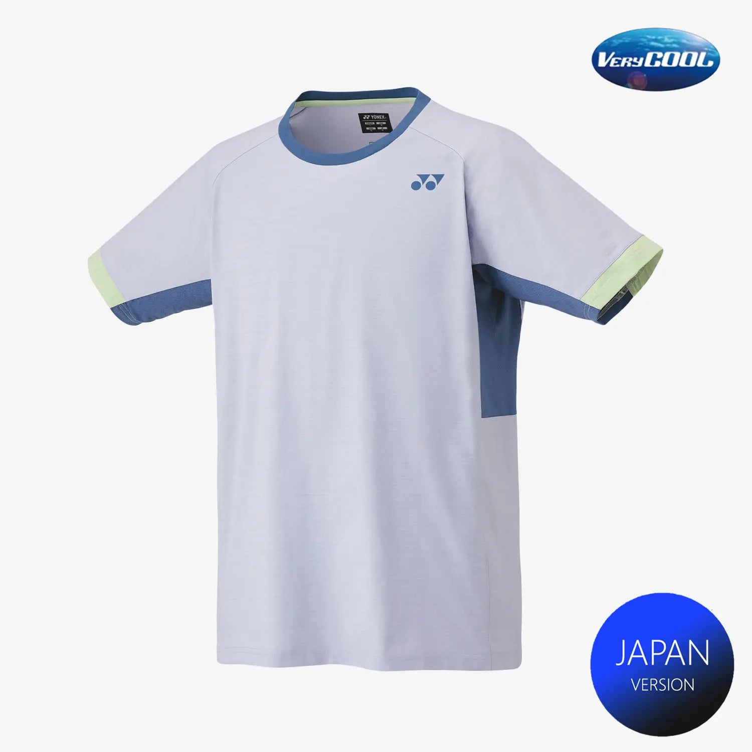 Yonex Men's Crew Neck Shirt 10563 (Mist Blue) 