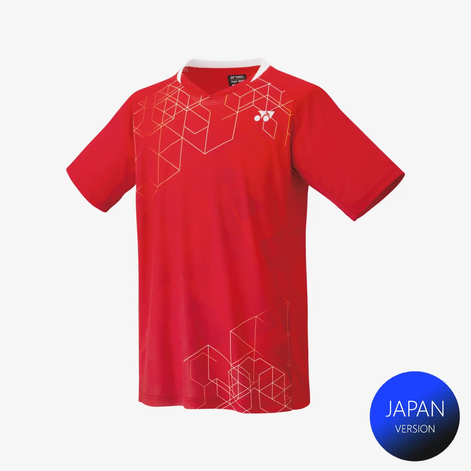 Yonex Men's Crew Neck Shirt 10602 (Sunset Red) 