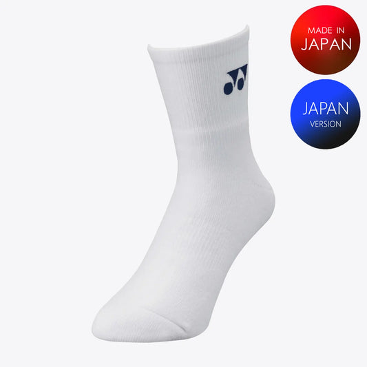 Yonex Men's Sports Crew Socks 19122WM (White) 