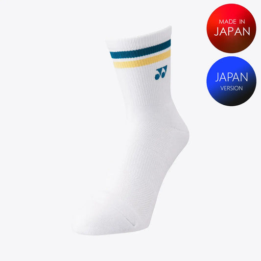Yonex Men's Sports Crew Socks 19194SYM (Soft Yellow) 