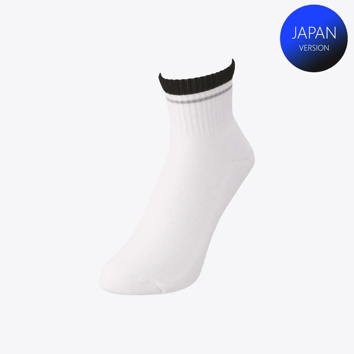 Yonex Men's Sports Crew Socks 19197BKM (Black) 