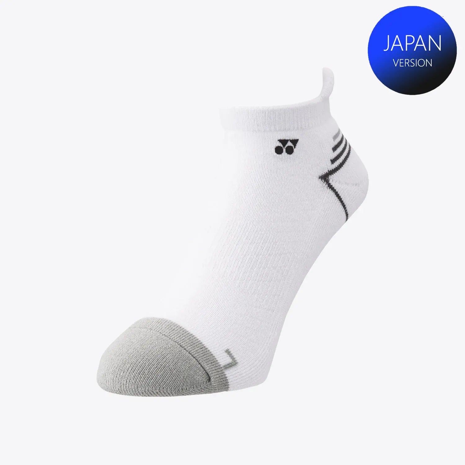 Yonex Men's Sports Low Cut Socks 19216SLBKM (Silver Black) 