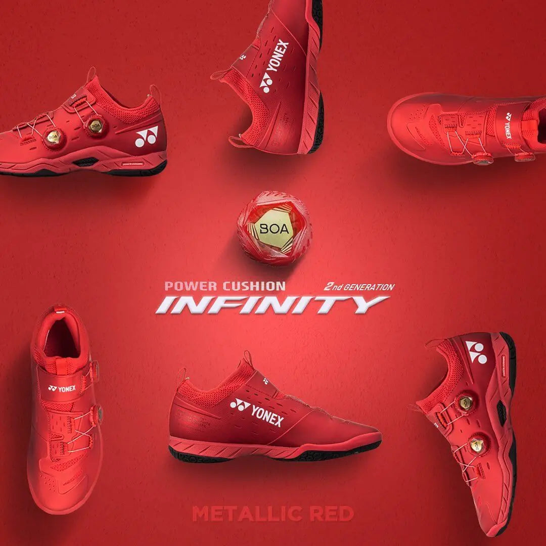 Yonex Power Cushion Infinity Metallic Red Men's Shoe 