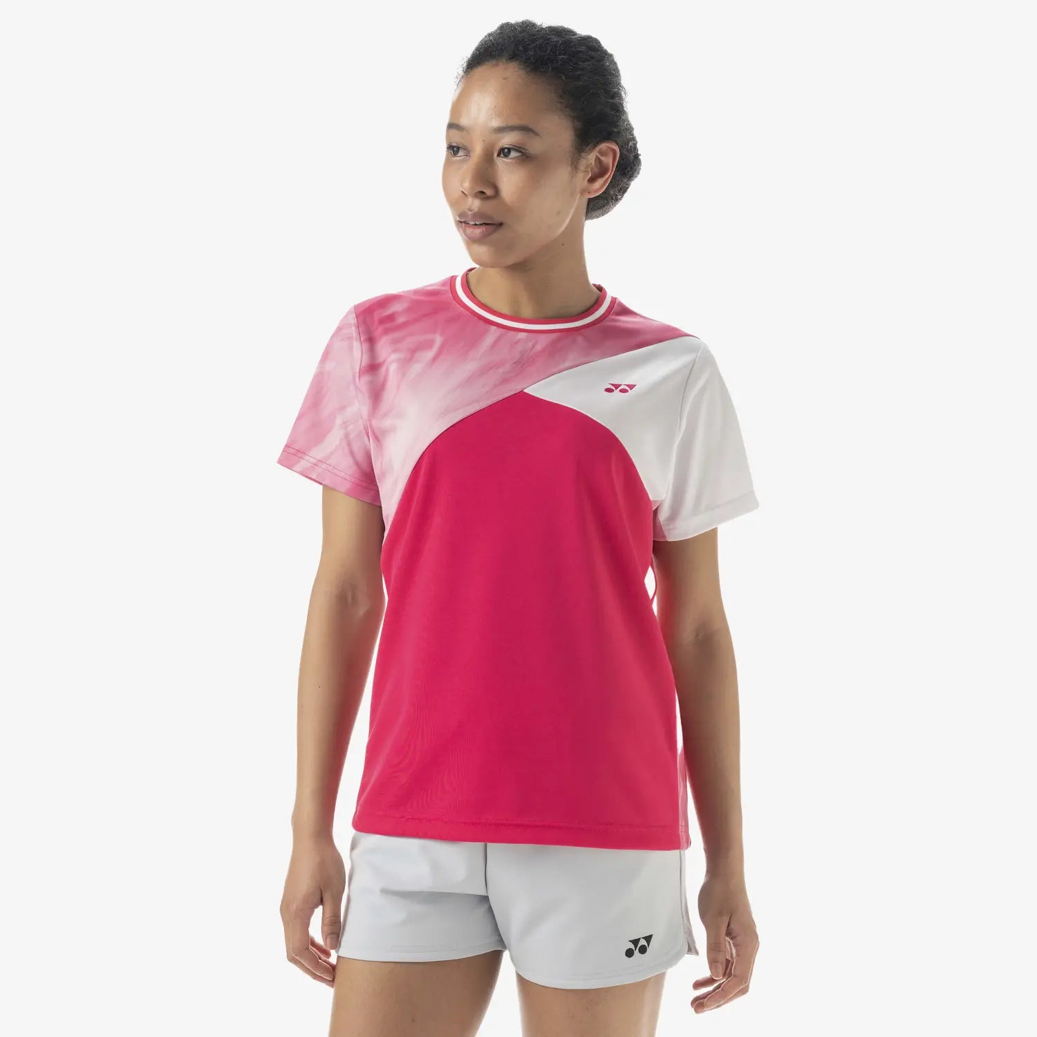 Yonex Women's Tournament Shirts 20736 (Bright Pink) 