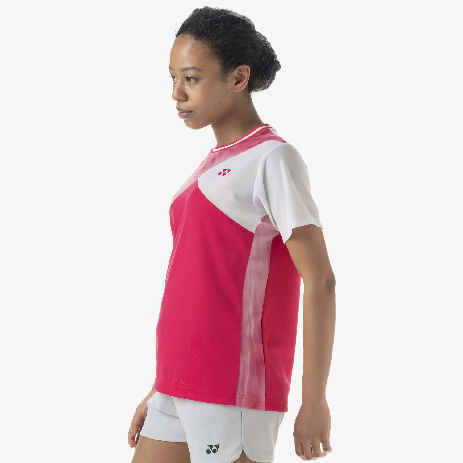 Yonex Women's Tournament Shirts 20736 (Bright Pink) 