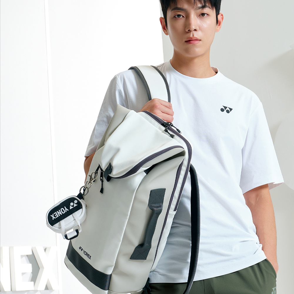 Yonex 249011 Badminton Tennis Stand Backpack (White)