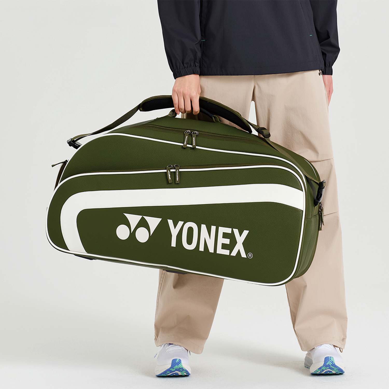 Yonex 269BT002U 9pcs Tournament Bag (Olive)